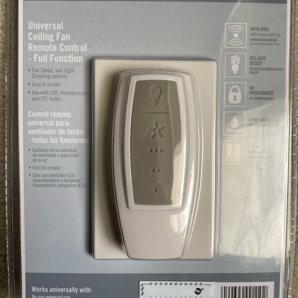 Universal ceiling fan remote control full function. - Picture 2 of 2